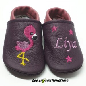 3 kleine Sterne und Flamingo